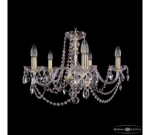 Подвесная люстра Bohemia Ivele Crystal 1402/5/195 G Подвесная люстра Bohemia Ivele Crystal 1402/5/195 G