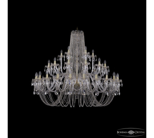 Подвесная люстра Bohemia Ivele Crystal 1402/24+12+6/530 G
