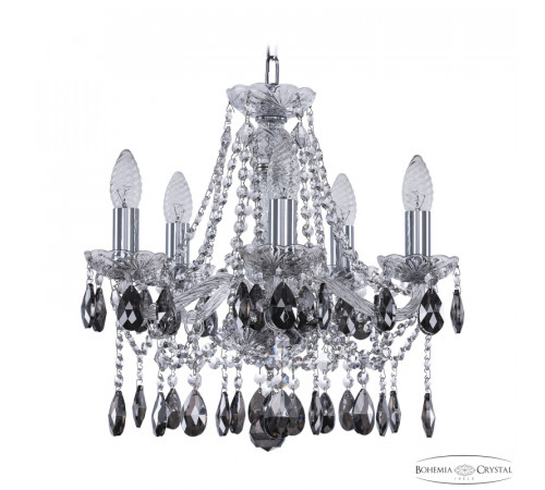 Подвесная люстра Bohemia Ivele Crystal 1413/5/141 Ni K781 Подвесная люстра Bohemia Ivele Crystal 1413/5/141 Ni K781