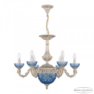 Подвесная люстра Bohemia Ivele Crystal AL79101P/6/175 WMG P Aquamarine/M-1F