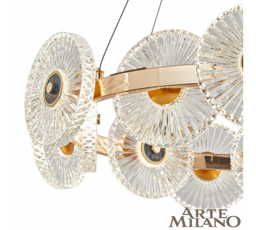 Подвесная люстра Arte Milano 3653.D600.H800.LED G Подвесная люстра Arte Milano 3653.D600.H800.LED G