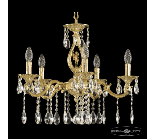 Подвесная люстра Bohemia Ivele Crystal Verona 72401/5/175 A G FA5S Подвесная люстра Bohemia Ivele Crystal Verona 72401/5/175 A G FA5S