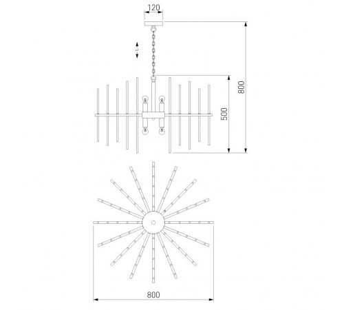 Подвесная люстра Bogates Allure 356/8 Smart Подвесная люстра Bogates Allure 356/8 Smart