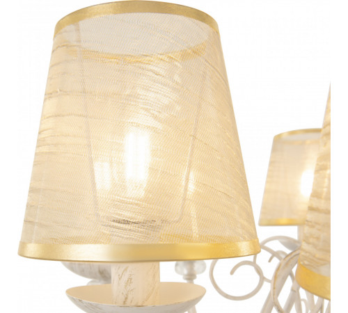 Подвесная люстра Arte Milano 347620/10 WT+G Подвесная люстра Arte Milano 347620/10 WT+G