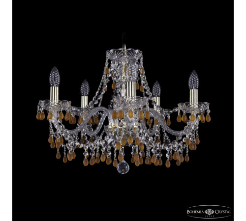 Подвесная люстра Bohemia Ivele Crystal 1410/5/195 G V1003 Подвесная люстра Bohemia Ivele Crystal 1410/5/195 G V1003