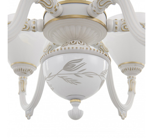 Подвесная люстра Arte Milano 341837/6 WT+G Подвесная люстра Arte Milano 341837/6 WT+G