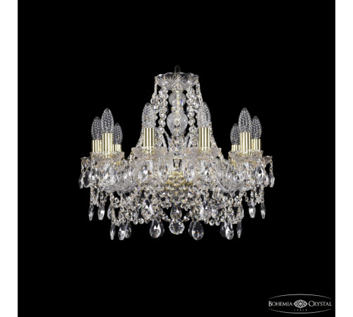 Подвесная люстра Bohemia Ivele Crystal 1411/10/160 G Подвесная люстра Bohemia Ivele Crystal 1411/10/160 G