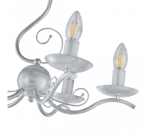 Подвесная люстра Arte Milano Amalfi 339934/5 WT+SL Подвесная люстра Arte Milano Amalfi 339934/5 WT+SL