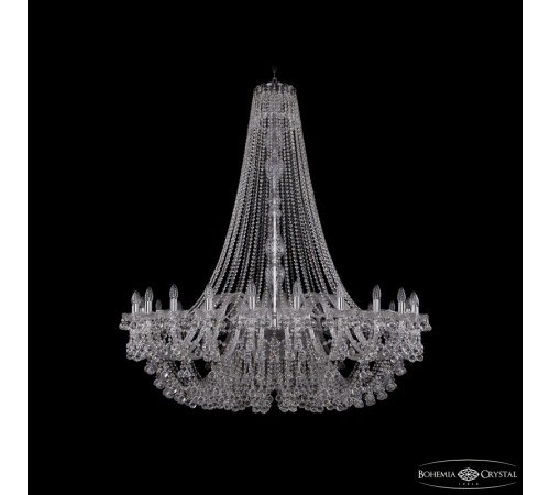 Подвесная люстра Bohemia Ivele Crystal 1409/24/530/h-160 Ni Подвесная люстра Bohemia Ivele Crystal 1409/24/530/h-160 Ni