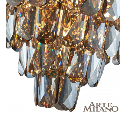 Подвесная люстра Arte Milano 33608B.D750.H530.E14.18 G Подвесная люстра Arte Milano 33608B.D750.H530.E14.18 G