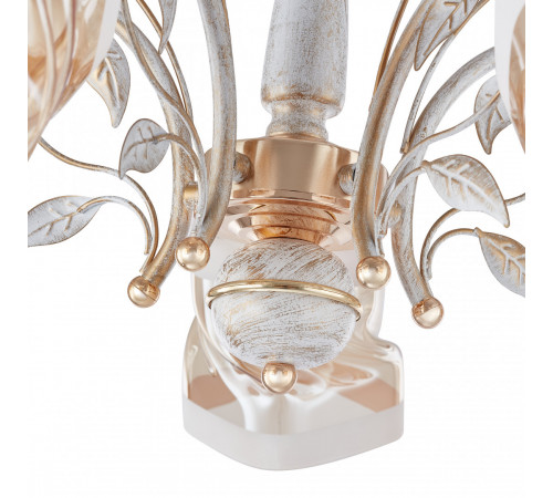 Подвесная люстра Arte Milano Amalfi 333026/5 WT+FGD Подвесная люстра Arte Milano Amalfi 333026/5 WT+FGD
