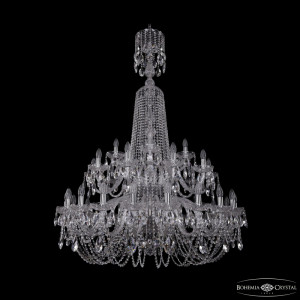 Подвесная люстра Bohemia Ivele Crystal 1402/20+10+5/400/XL-160/2d Ni