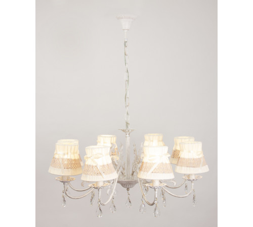 Подвесная люстра Abrasax Emma L.5401-8CREAM/G Подвесная люстра Abrasax Emma L.5401-8CREAM/G