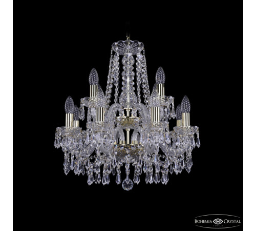 Подвесная люстра Bohemia Ivele Crystal 1403/8+4/160/2d G Подвесная люстра Bohemia Ivele Crystal 1403/8+4/160/2d G