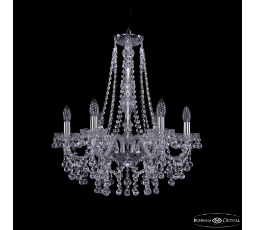 Подвесная люстра Bohemia Ivele Crystal 1409/6/195/h-63 Ni Подвесная люстра Bohemia Ivele Crystal 1409/6/195/h-63 Ni