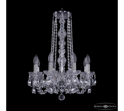 Подвесная люстра Bohemia Ivele Crystal 1402/8/141/h-57 Ni Подвесная люстра Bohemia Ivele Crystal 1402/8/141/h-57 Ni