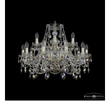 Подвесная люстра Bohemia Ivele Crystal 1411/10+5/240 G K801
