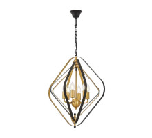 Подвесная люстра Lumina Deco Crulia LDP 8005-6 BK+MD