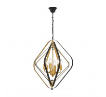 Подвесная люстра Lumina Deco Crulia LDP 8005-6 BK+MD