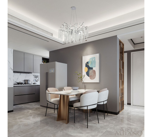 Подвесная люстра Arte Milano Milan 230901/D760/10/A Cr Подвесная люстра Arte Milano Milan 230901/D760/10/A Cr