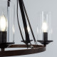 Подвесная люстра Arte Lamp Dalim A7014SP-8BK