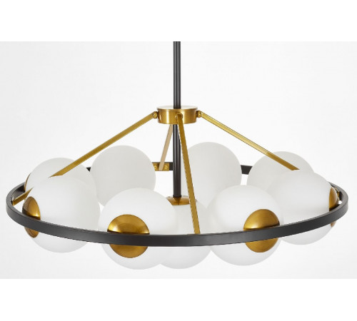 Подвесная люстра Lumina Deco Donzano LDP 8034-9 BK+WT Подвесная люстра Lumina Deco Donzano LDP 8034-9 BK+WT