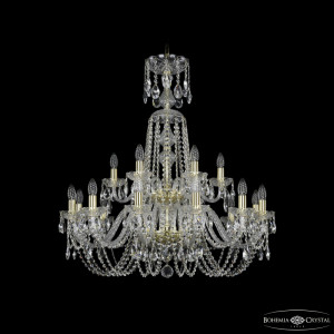 Подвесная люстра Bohemia Ivele Crystal 1402/12+6/300/XL-91/2d G