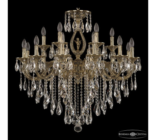 Подвесная люстра Bohemia Ivele Crystal Florence 71401/12+6/300 B GB FA10M Подвесная люстра Bohemia Ivele Crystal Florence 71401/12+6/300 B GB FA10M