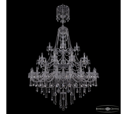 Подвесная люстра Bohemia Ivele Crystal 1415/20+10+5/530/XL-231/3d Ni Подвесная люстра Bohemia Ivele Crystal 1415/20+10+5/530/XL-231/3d Ni
