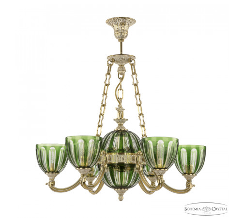 Подвесная люстра Bohemia Ivele Crystal Verona 72009P/6/175 GW P1 U Clear-Green/H-1H FA10S Подвесная люстра Bohemia Ivele Crystal Verona 72009P/6/175 GW P1 U Clear-Green/H-1H FA10S