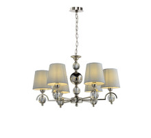 Подвесная люстра Lumien Hall Амелия LH1037/6P-NK-WT