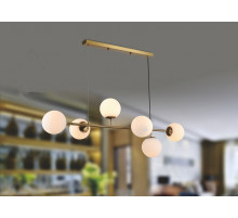 Подвесная люстра iLamp Golden 9136P/6 GL-WH