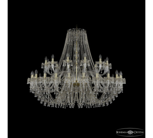 Подвесная люстра Bohemia Ivele Crystal 1410/24+12/530 G V0300