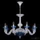 Подвесная люстра Bohemia Ivele Crystal AL79101P/8/250 WMN P Aquamarine/M-1G