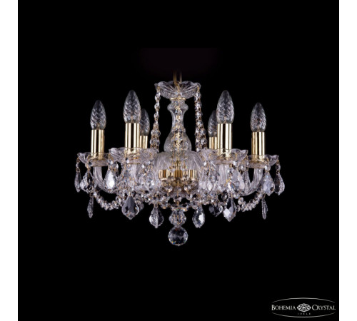 Подвесная люстра Bohemia Ivele Crystal 1402/6/141 G Leafs Подвесная люстра Bohemia Ivele Crystal 1402/6/141 G Leafs