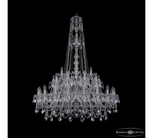 Подвесная люстра Bohemia Ivele Crystal 1411/20+10+5/400/XL-155/2d Ni Подвесная люстра Bohemia Ivele Crystal 1411/20+10+5/400/XL-155/2d Ni