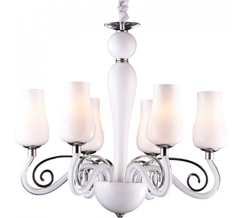 Подвесная люстра Arte Lamp Biancaneve A8110LM-6WH Подвесная люстра Arte Lamp Biancaneve A8110LM-6WH