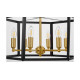 Подвесная люстра Lumina Deco Lorton LDP 1142-6 BK+MD