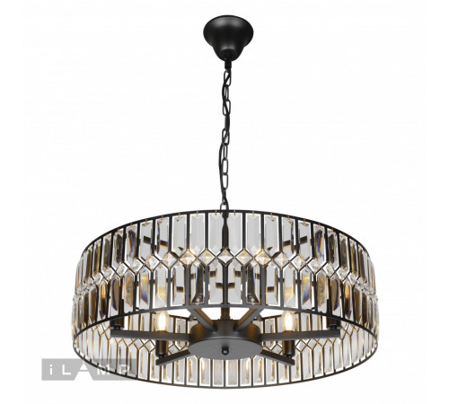 Подвесная люстра iLamp Form 6122-600 BK