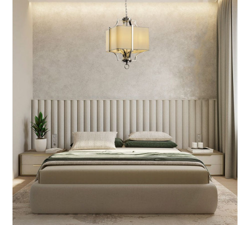 Подвесная люстра Lumien Hall Адельфия LH1047/4P-NK-WT Подвесная люстра Lumien Hall Адельфия LH1047/4P-NK-WT