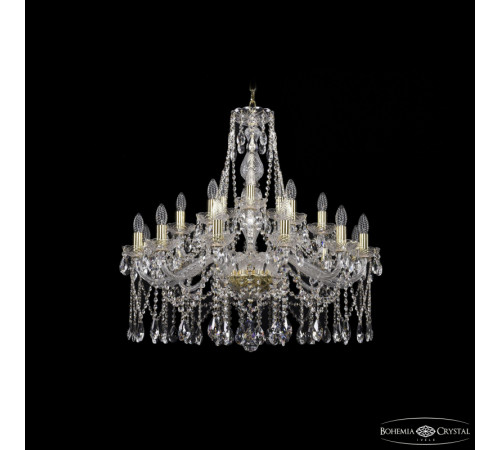 Подвесная люстра Bohemia Ivele Crystal 1413/12+6+3/300 G