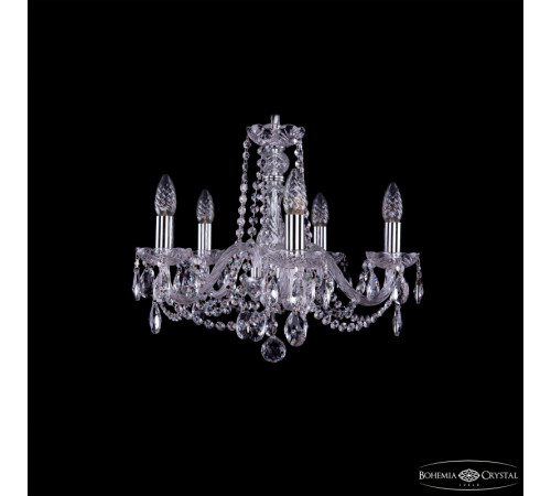 Подвесная люстра Bohemia Ivele Crystal 1402/5/160 Ni Подвесная люстра Bohemia Ivele Crystal 1402/5/160 Ni