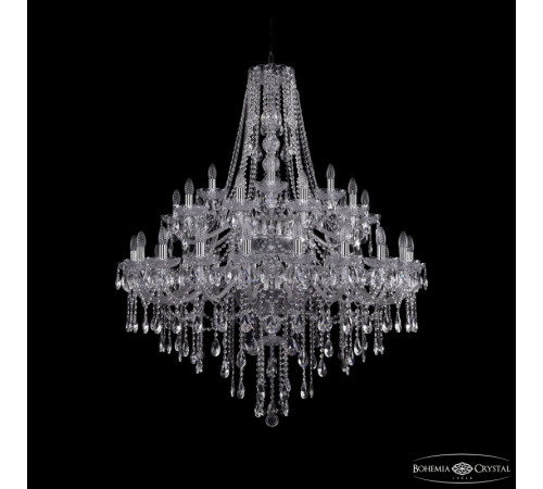 Подвесная люстра Bohemia Ivele Crystal 1415/20+10+5/400/2d Ni Подвесная люстра Bohemia Ivele Crystal 1415/20+10+5/400/2d Ni