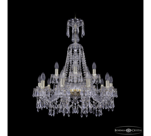 Подвесная люстра Bohemia Ivele Crystal 1403/10+5/240/XL-80 G Подвесная люстра Bohemia Ivele Crystal 1403/10+5/240/XL-80 G
