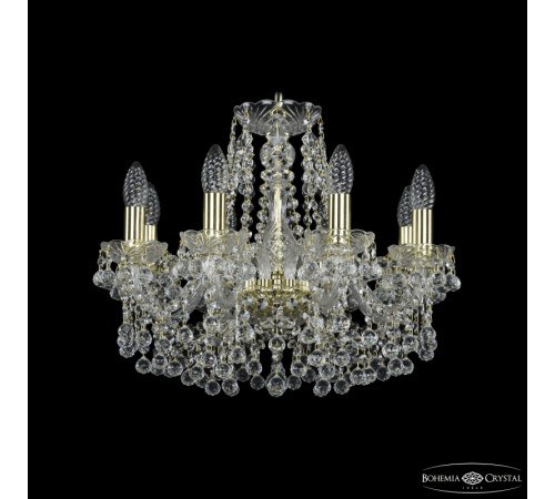 Подвесная люстра Bohemia Ivele Crystal 1409/8/160 G Подвесная люстра Bohemia Ivele Crystal 1409/8/160 G
