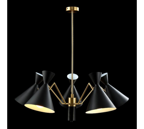 Подвесная люстра Crystal Lux Joven SP5 Gold/Black