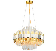 Подвесная люстра Natali Kovaltseva SKALA 81435/8C BRASS SILVER