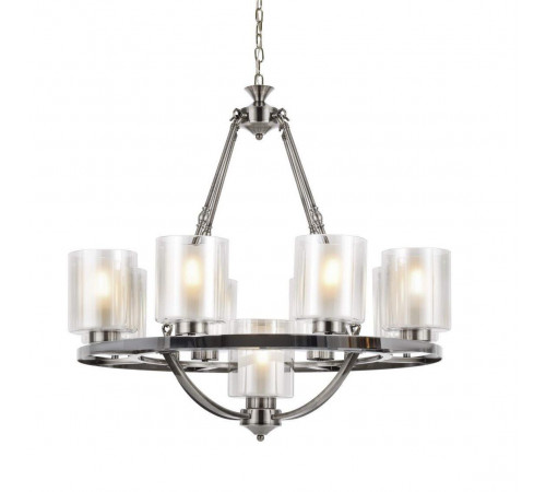 Подвесная люстра Lumina Deco Santini LDP 1220-9 CHR+WT