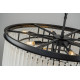 Подвесная люстра Delight Collection 1920s Odeon KR0387P-10A black/frost