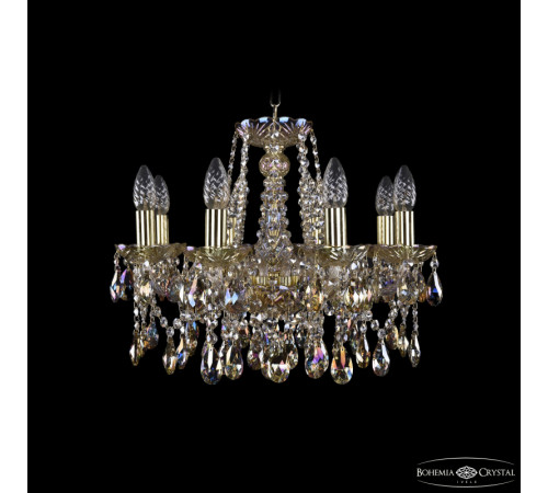 Подвесная люстра Bohemia Ivele Crystal 1413/8/165 G M701 Подвесная люстра Bohemia Ivele Crystal 1413/8/165 G M701